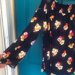 NWT off the shoulder (Navy Blue) Old Navy top